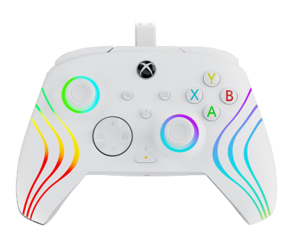 Pad PDP XS Pad przewodowy Afterglow WAVE - biały